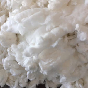 Fibre de coton peigné 100% blanchie, blanc pur, 16-20mm, pour tampons de coton, cotons-tiges et coton absorbant médical - Product Image 1