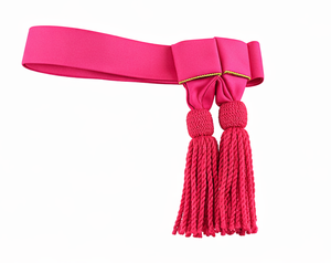 Ceinture de cérémonie rose pour robe de cérémonie, ceinture uniforme pour événements de défilé, occasions spéciales et tenues décoratives - Product Image 4