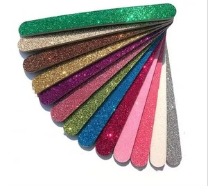Lima de uñas de doble cara rosa, grano 100, herramienta reutilizable para el cuidado de las uñas, manicura, 50 unidades, patrón recto, estilo clásico - Product Image 3