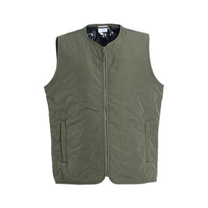 Chaquetas sin mangas para hombre, nuevo diseño personalizado, liso, transpirable, de gran venta, con múltiples bolsillos y cremallera completa. - Product Image 5