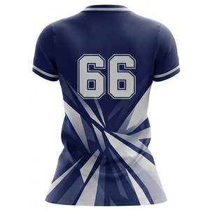 Maillot de volley-ball sublimé pour femmes, t-shirt athlétique léger pour les matchs - Product Image 2