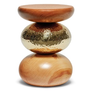 Taburete de Aluminio de Lujo de Alta Calidad en Venta, Muebles de Primera Calidad, Taburete Metálico con Acabado Dorado, Otomanas de Latón - Product Image 1