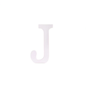Lettera Decorativa Ilan J 11Cm Bianca Per Decorazione Murale - Product Image 2