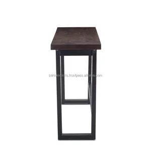 Table console de luxe faite à la main, finition dorée, structure en fer, décoration moderne et écologique pour salon, table de fête, tables en métal Zahid - Product Image 2