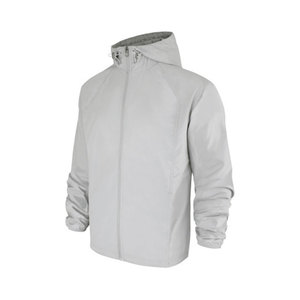 Blouson bomber pour homme, coupe-vent, fermeture éclair, décontracté, automne, coupe classique, noir uni, doublure en polyester satiné - Product Image 5