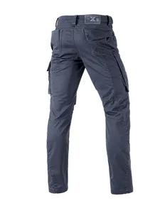 Pantalon de jogging personnalisé pour homme, uni, teint, résistant, 100% coton, décontracté, avec poches pour outils, pantalon de travail pour charpentier - Product Image 4