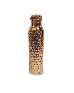 Handmade Pure <b>Copper</b> Hammered <b>Bottle</b> For <b>Drinking</b> Water - Product Image 1