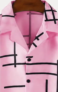 เสื้อเชิ้ตลำลองแขนสั้นผู้ชายคอปกพับได้สำหรับฤดูร้อน - Product Image 3