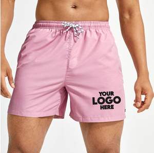 Pantalones Cortos Deportivos de Nailon Personalizados para Hombre, Cintura Media, para Entrenamiento, Fitness, Atletismo, Correr, con Cierre de Cordón - Product Image 5