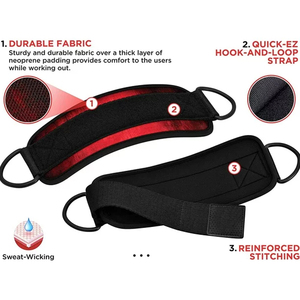 Unisex Premium Quality Power Lifting <b>Ankle</b> Straps Plus Size Breathable Customizable OEM Service for Adults Cheap Price Custom - Product Image 4