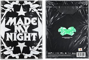 LE SSERAFIM อัลบั้มซิงเกิลชุดที่ 2 Made My Night [Huh Yunjin Compact Ver.] ซีดี + โฟโต้การ์ด 2 ใบ + สติ๊กเกอร์ + โปสเตอร์ (GREEN MERGE) เพลงเคป๊อป - Product Image 1