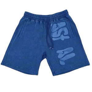 กางเกงขาสั้นลายสก็อตสำหรับผู้หญิงเอวยางยืดพิมพ์โลโก้ด้านหน้าและด้านหลังแบบปรับแต่งได้ระบายได้ดีพร้อมฟอกสีอ่อน - Product Image 3