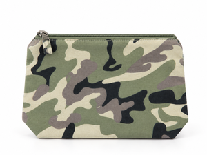 Red Camouflage Cosmetic <b>Bag</b> Zipper Makeup Pouch PU <b>Toiletry</b> Organizer Travel Case for <b>Men</b> and Women - Product Image 3