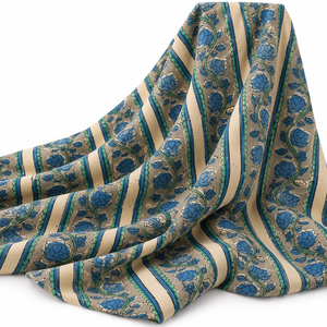 Camisas, Vestidos y Fundas Decorativas para el Hogar, Tejidas a Mano en Jaipur, con Estampado Floral Índigo, de Algodón Teñido Natural Sostenible, Orgánico Premium - Product Image 3