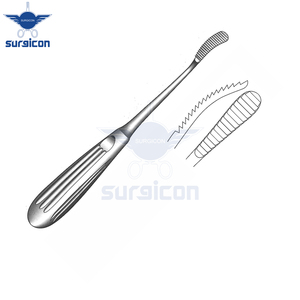 เครื่องมือผ่าตัดสำหรับแกะกระดูกแบบปลายเดี่ยว Aufricht Bone Rasp ความยาว 21 ซม. / 8-1/4 นิ้ว ความกว้าง 32 x 9 มม. สำหรับการตัดไปข้างหน้า - Product Image 5