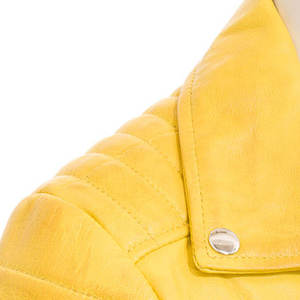 Chaqueta de Cuero Transpirable para Mujer, Cómoda y Ligera, Estilo Casual con Material de Satén Resistente para Otoño - Product Image 6