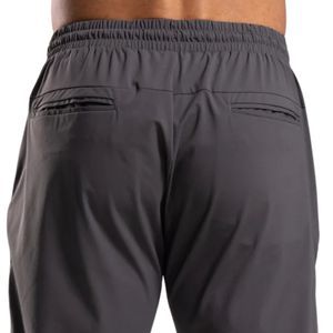 Men's Dark Gray Performance <b>Jogger</b> Pants Lightweight Athletic Training Sweatpants Breathable Gym Workout Running Fitness - Product Image 3