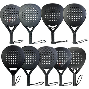 Customizable Carbon Fiber Padel/Beach Tennis Racket – Professional Outdoor Sports Paddle with EVA Grip & Durable Nylon Surface - Product Image 1