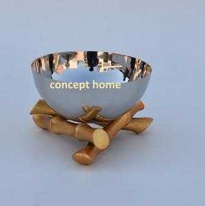 Tazón de Chocolate Decorativo Desechable de Acero Inoxidable Dorado, Libre de BPA, Diseño Floral, Elegante Vajilla para Decoración del Hogar y Regalos - Product Image 6