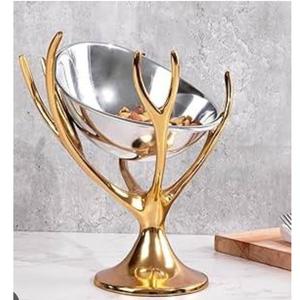 Tazón para servir helado, decoración de mesa, tazón de metal de latón hecho a mano, tazón para servir frutas de diseño, al precio más bajo - Product Image 3