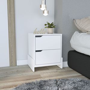 Comodino Luss con 2 cassetti - Product Image 1