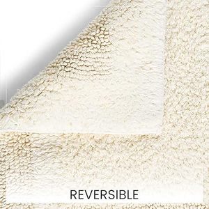 Tapis de salle de bain rectangulaire matelassé absorbant personnalisé 50x76 cm, antidérapant et doux - Product Image 4