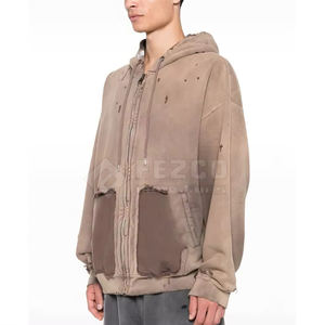 Sudaderas con Capucha de Forro Polar para Hombre, Personalizadas OEM, Manga Larga, Invierno, Protección Solar, Alta Calidad, Transpirables, Mezcla de Algodón - Product Image 6