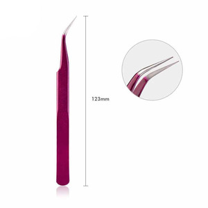 High Quality Eyelash Tweezers Professional Lash Extension <b>Tool</b> with Precision Tip for Beauty Salon Use - Product Image 5