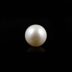 Loose Freshwater Pearl 5.4 Carat Pink Coin Shape Gemstone for Fine Jewelry - Product Image 1