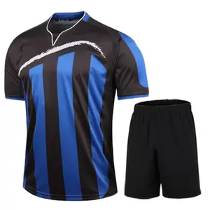 ชุดฟุตบอลคอกลมพิมพ์ลายสีและลายแบบที่กำหนดเองสำหรับผู้ชาย ราคาถูก ชุดฟุตบอลสั่งทำ - Product Image 3