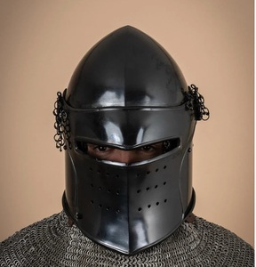 Casco Medieval Clásico, Armadura Histórica Auténtica, Diseñado para Festivales de Caballeros, Cosplay y Colecciones de Exhibición - Product Image 4