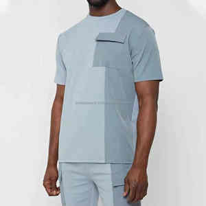 Conjuntos de 2 Piezas Hechos a Medida para Hombre, Pantalones Cortos Deportivos de Punto Transpirables de Secado Rápido, Camiseta de Manga Corta con Diseño de Logotipo Personalizado para Uso en Verano - Product Image 5