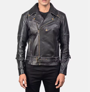 Vestes en cuir sur mesure anti-rides pour hommes à prix raisonnable - Product Image 3