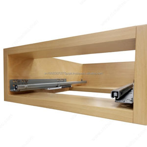 Diapositivas telescópicas de montaje inferior de extensión única vietnamita 3/4 con asa para cajón de muebles modernos - Product Image 2