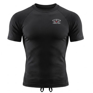 Wholesale Customized Logo <b>Men</b> <b>Compression</b> <b>Shirt</b> Short Sleeves Gym Wear <b>Compression</b> <b>Shirts</b> <b>For</b> <b>Men</b> - Product Image 1
