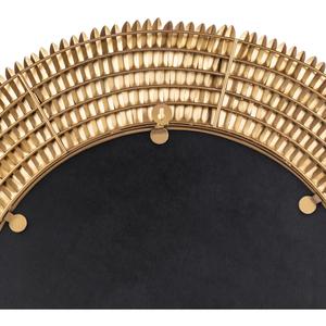 Arte de pared moderno con pétalos de girasol en hierro, espejo decorativo de lujo para montar en la pared, para sala de estar y pasillos. - Product Image 6