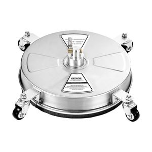 Accessori per Idropulitrice ad Alta Pressione in Acciaio Inox da 16,5 Pollici, 4 Ruote, 4000 PSI Max, Pulitore per Superfici con Attacco Rapido 1/4 - Product Image 1