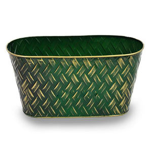 Seau de Noël écologique thème royal, blanc et rouge, lot de 2, pour sublimation vierge, maison et extérieur - Product Image 3