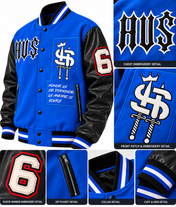 Chaqueta Varsity Personalizada para Hombre, Chaqueta Letterman con Mangas de Cuero, Parches de Chenille, Chaqueta Bomber de Béisbol, Chaqueta Universitaria, Chaqueta Urbana para Hombre - Product Image 5