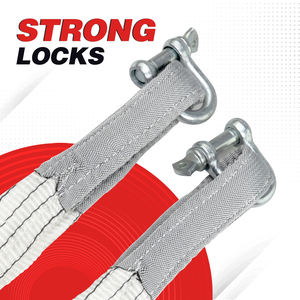 Cuerda de Remolque Roadpower de 4 Toneladas, de Polipropileno Resistente, Duradera y Confiable, con Ganchos de Acero Seguros y Resistentes - Product Image 6