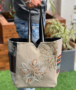 Nuevo bolso de mano de cáñamo tejido bohemio, bolso de algodón Natural para mujer, bolso de compras y vacaciones vegano ecológico a la moda - Product Image 2
