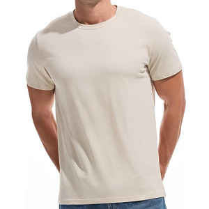 เสื้อยืดคอกลมแขนสั้นผู้ชายผ้าฝ้ายแท้ 100% แบบสั่งทำ OEM สีทูโทน สวมใส่สบาย ระบายอากาศได้ดี แห้งเร็ว ทรงปกติ เหมาะสำหรับออกกำลังกาย - Product Image 1