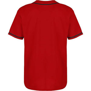 Ropa Deportiva al por Mayor, Jersey de Béisbol Auténtico Personalizado con Rayas Naranjas sobre Negro y Blanco - Product Image 4