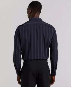 Camisa Hombre Manga Larga Ombre Yarn-Dyed Stripe | Perry Ellis - Product Image 5