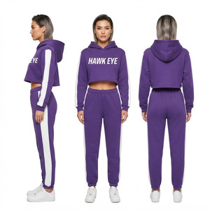 Sudadera Deportiva Hawk Eye para Mujer, Tela Delgada de 300g, Invierno, Antibacteriana, Transpirable, con Botones, Servicio OEM - Product Image 3