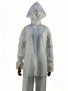 Ensemble de vêtements de pluie transparents pour l'extérieur, imperméables et réutilisables pour les jours de pluie - Product Image 2