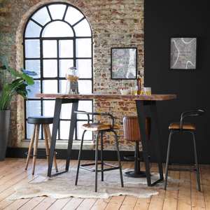 Mesa alta Vandana Solace Terra en madera de acacia - Product Image 6