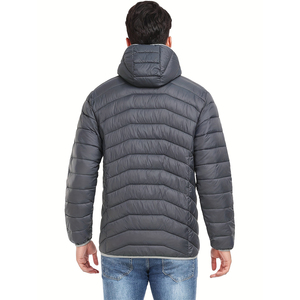 Veste matelassée brillante de haute qualité pour homme, légère, unie, avec fermeture éclair, personnalisable avec logo, idéale pour l'hiver – Nouvelle collection en promotion - Product Image 6