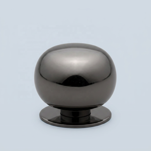 Luxuer Brass Round <b>Cabinet</b> Knob Furniture <b>Handle</b> Durable Design <b>Copper</b> Polished Hardware Minimalist Eco-Friendly Home Office - Product Image 5
