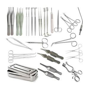 Juego de Instrumentos Quirúrgicos Manuales de Acero Inoxidable de Alta Calidad para Fístula AV, Kit Quirúrgico de 30 Piezas para Hospitales Vasculares - Product Image 1